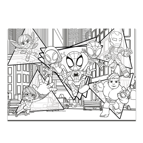 Lisciani Puzzle Maxi Floor 4x48 Spidey