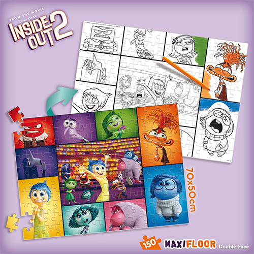 Lisciani Puzzle Maxi Floor 150 Inside Out 2