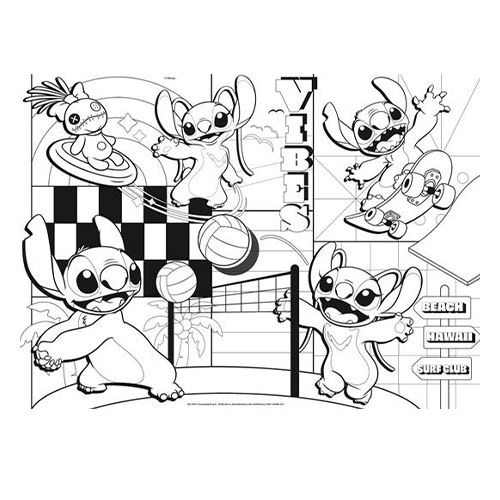 Lisciani Puzzle Maxi Floor 108 Lilo e Stitch
