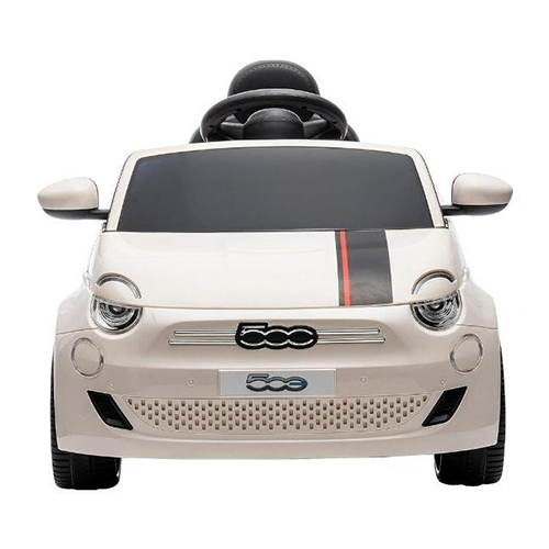 Globo Macchina Elettrica Fiat 500E  12,6V con Batteria al Litio Bianco