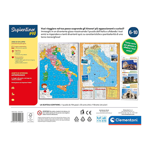 Sapientino Puzzle Scopriamo l'Italia