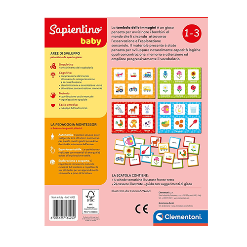 Sapientino Baby Montessori Tombola delle Immagini