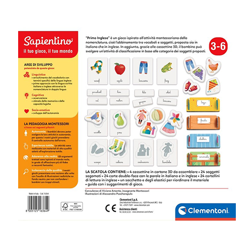 Sapientino Baby Montessori Primo Inglese