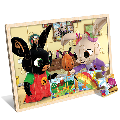 Lisciani Bing Wooden Puzzle 24 in Display 6