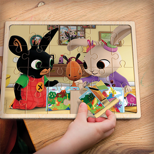 Lisciani Bing Wooden Puzzle 24 in Display 6