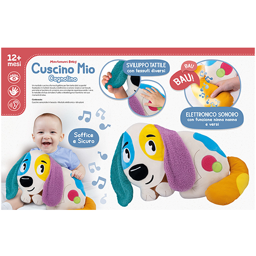 Montessori Baby Cuscino Mio – Cagnolino
