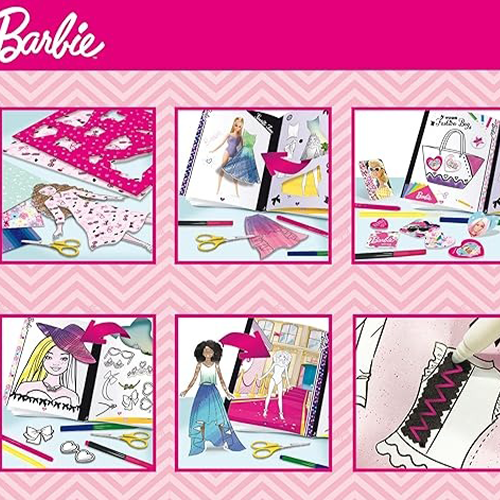 Lisciani Barbie Fashion School-Create Your Style