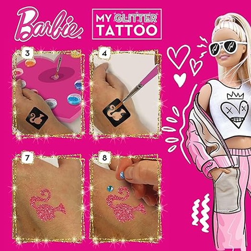 Lisciani Giochi Barbie My Glitter Tattoo