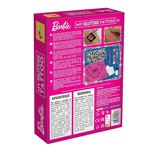 Lisciani Giochi Barbie My Glitter Tattoo