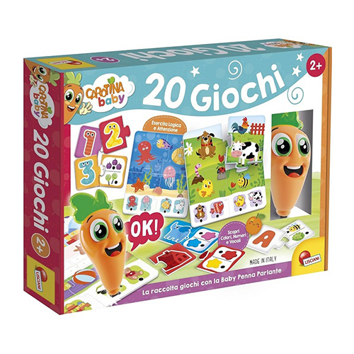 Carotina Baby Penna Parlante 20 Giochi Educativi