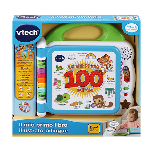 VTech Il Mio Primo Libro Illustrato - Le Mie Prime 100 Parole