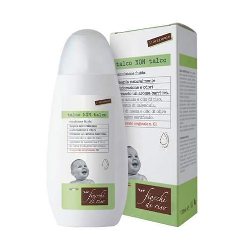 Fiocchi di Riso Talco non Talco Emulsione Fluida 120ml