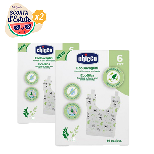Scorta Chicco Bavaglini Monouso Compost 36 Pz
