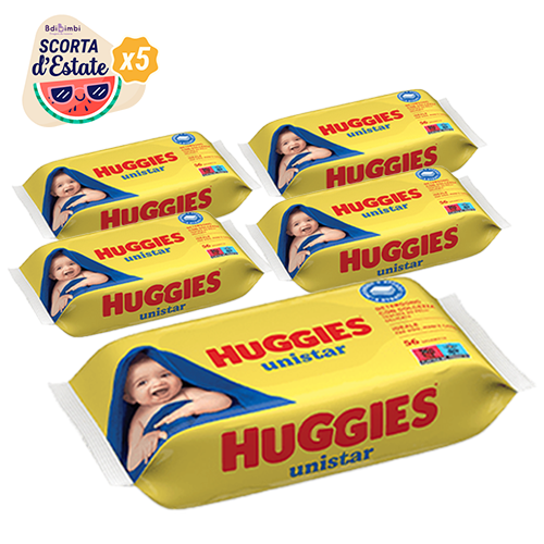 Scorte  Huggies Salviette Unistar x56pz