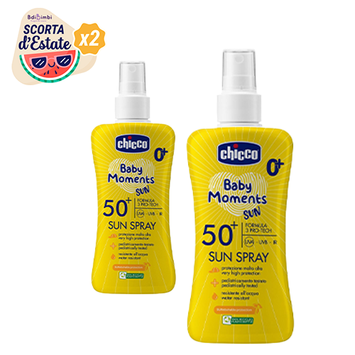 Scorta Chicco Baby Moments SUN Latte Solare Spray 150ml