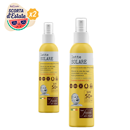 Scorta Fiocchi di Riso Latte Solare SPF 50+