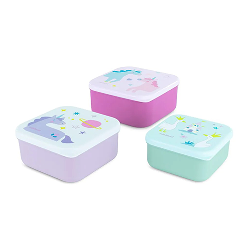Miniland Snackbox per Alimenti Fantasy 3 pz