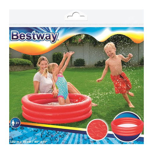 Globo Piscina gonfiabile con 3 anelli - Colore casuale