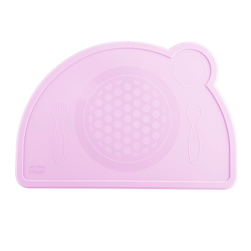 Chicco Tovaglietta in Silicone Rosa