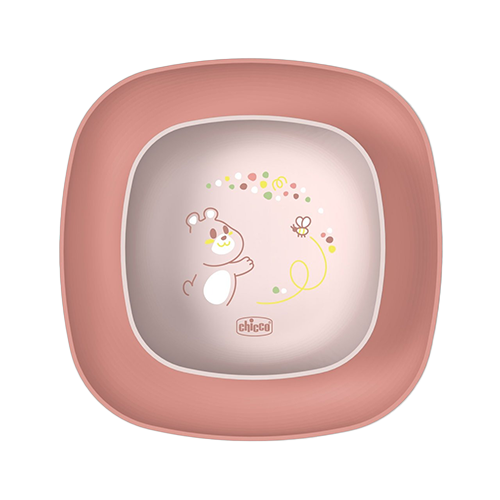 Chicco Ciotola e Piatto Piano 12+mesi Rosa