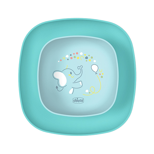 Chicco Ciotola e Piatto Piano 12+mesi Azzurro