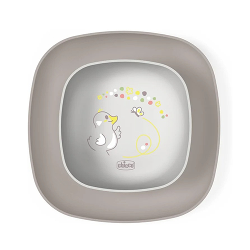 Chicco Ciotola e Piatto Piano 12+mesi Grigio