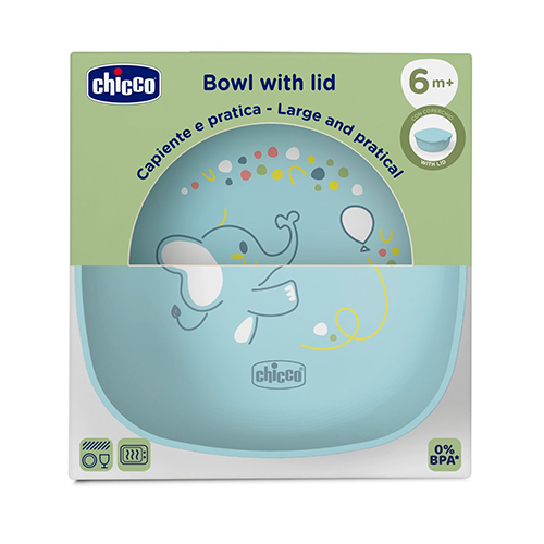 Chicco Ciotola con Coperchio 6m+ Azzurra
