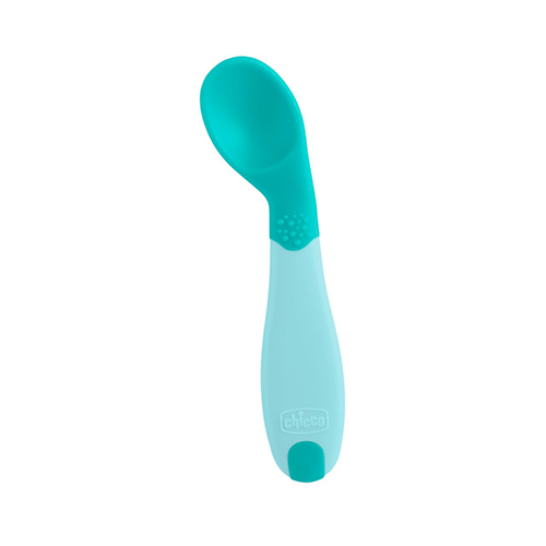 Chicco Primo Cucchiaio Angolato 8+ mesi Azzurro