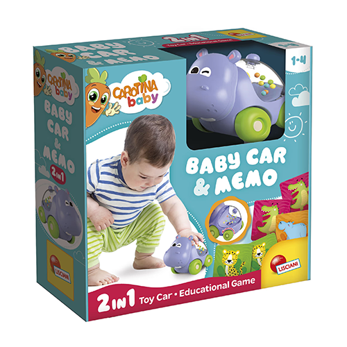 Lisciani Carotina Baby Hippo Car & Memo