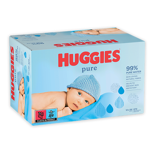 Huggies Salviette Pure 56x12pz