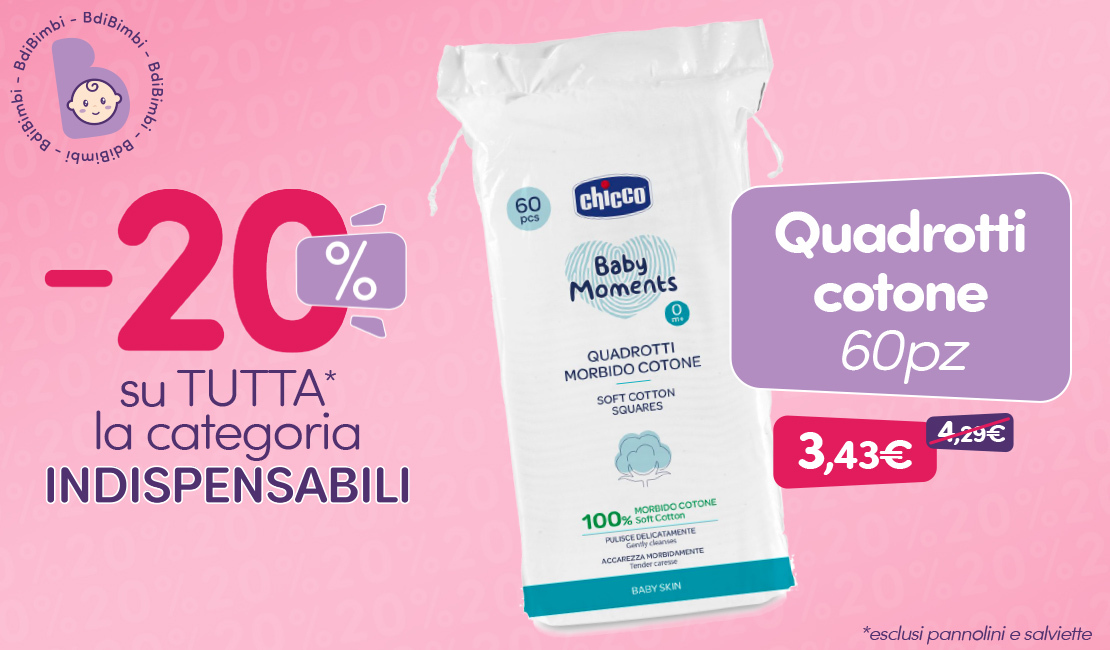 Baby Moments Quadrotti in Cotone Promo