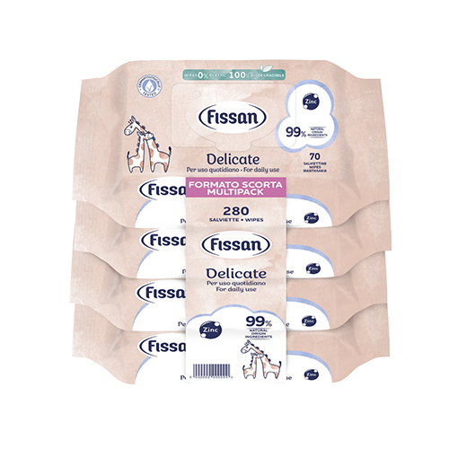 Fissan Salviette Delicate 4x70pz