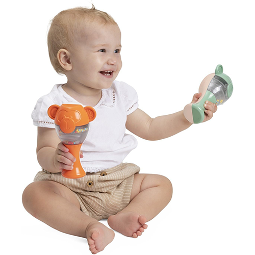 Chicco Maracas Eco+ Scimmiette