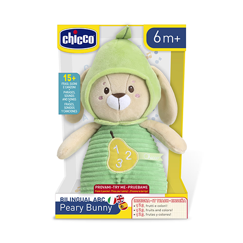 Chicco Peluche Pera Italiano-Inglese-Spagnolo