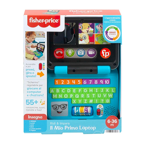 Fisher-Price Ridi e Impara Il Mio Primo Laptop