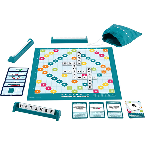 Mattel Games Scrabble 2 Giochi in 1