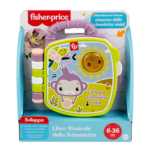 Fisher-Price Il Libro delle Canzoncine della Scimmietta