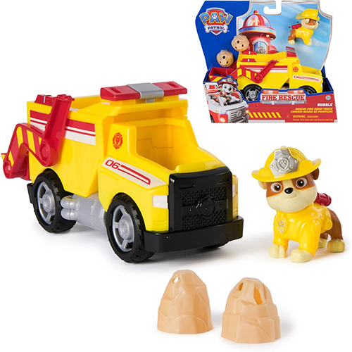 Paw Patrol Fire Rescue Camion Ribaltabile Rubble