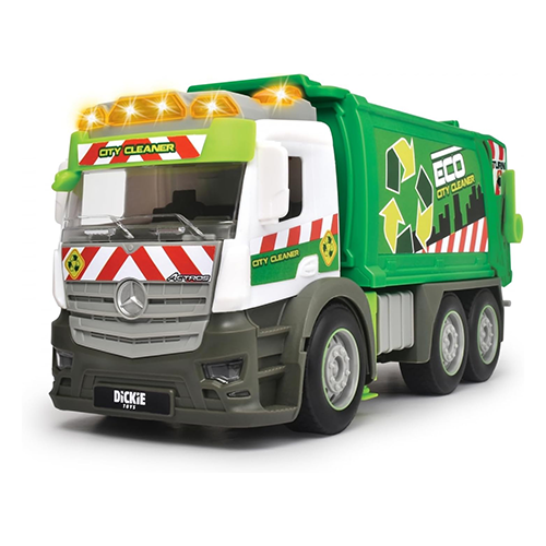 Dickie City Mercedes Actros Action Truck Camion Rifiuti 26cm