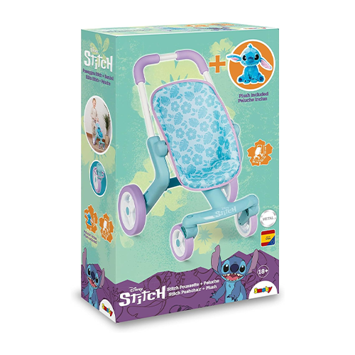 Smoby Stitch Passeggino e Peluche