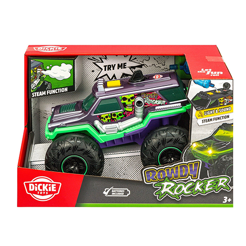 Dickie Toys Rowdy Rocker Vapore-Sospensioni-Luci e Suoni