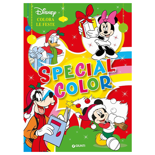 Giunti Libro Disney Colora le Feste Special Color Giunti Libro Disney Colora le Feste Special Color