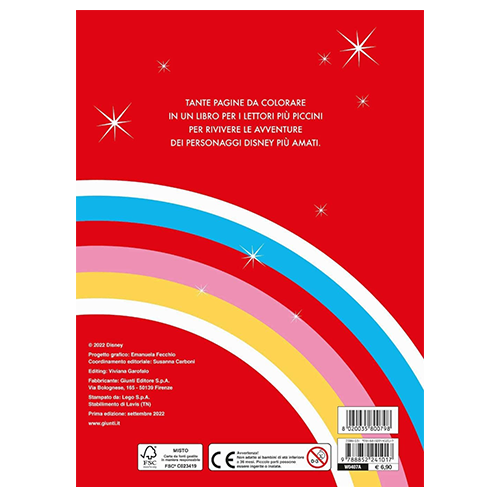 Giunti Libro Disney Colora le Feste Special Color