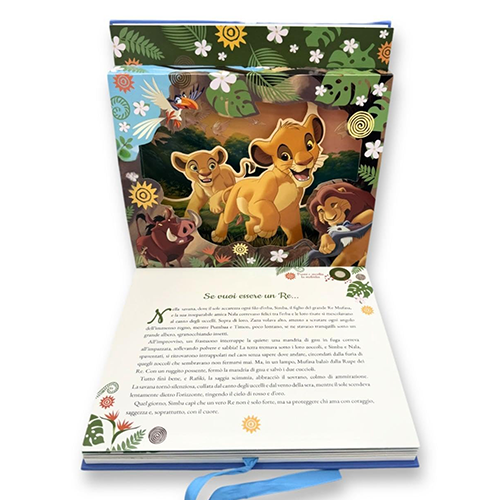 Giunti Libro Fiabe classiche Disney I grandi Pop-up 3D Musicali