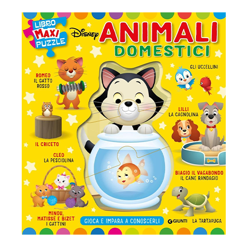 Giunti Libro Maxi Puzzle Disney Animali Domestici Giunti Libro Maxi Puzzle Disney Animali Domestici