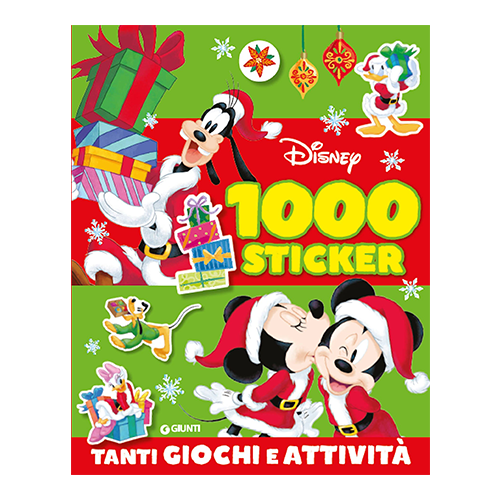 Giunti 1000 Sticker Natale Disney Giunti 1000 Sticker Natale Disney