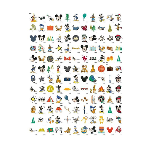 Giunti 1000 Sticker Natale Disney