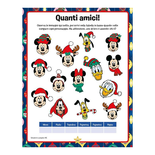 Giunti 1000 Sticker Natale Disney