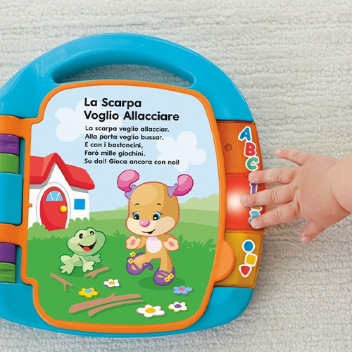 Fisher Price Libro Delle Canzoncine Ridi & Impara