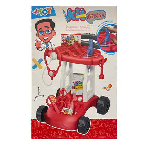 Globo Carrello Dottore con 14 Accessori